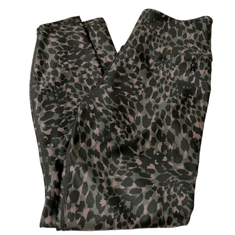 Good American Green & Pink Leggings NWT